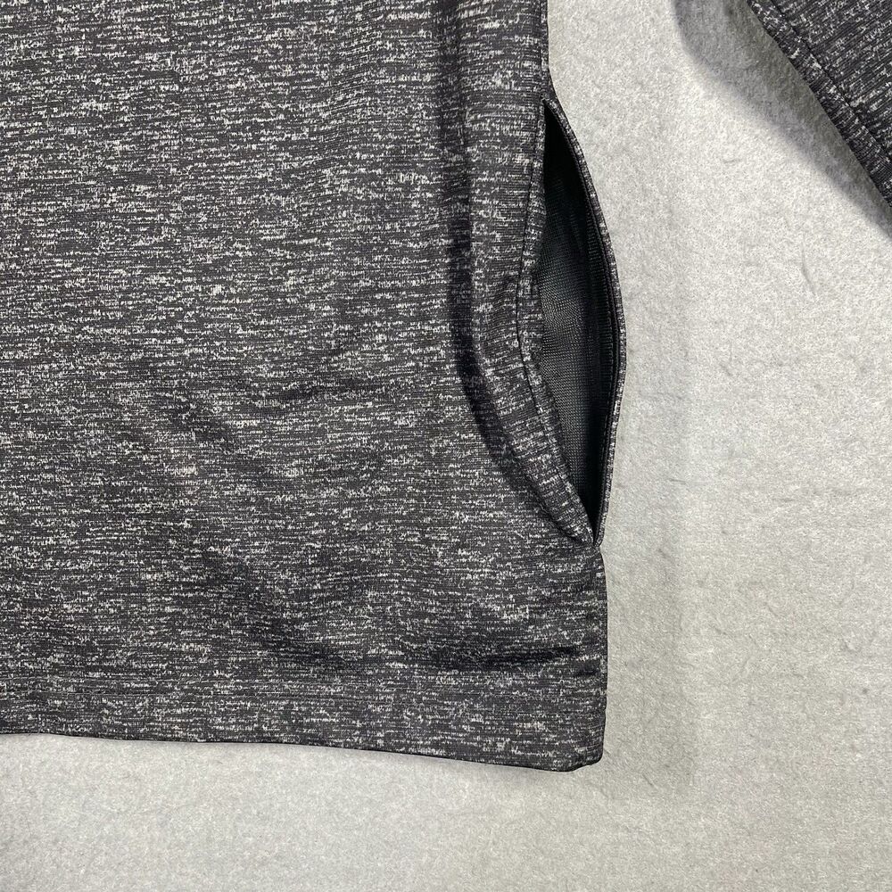 AND1 Track Jacket Mens Large Black Gray Colorblock Full Zip Athletic Basketball - Picture 7 of 10